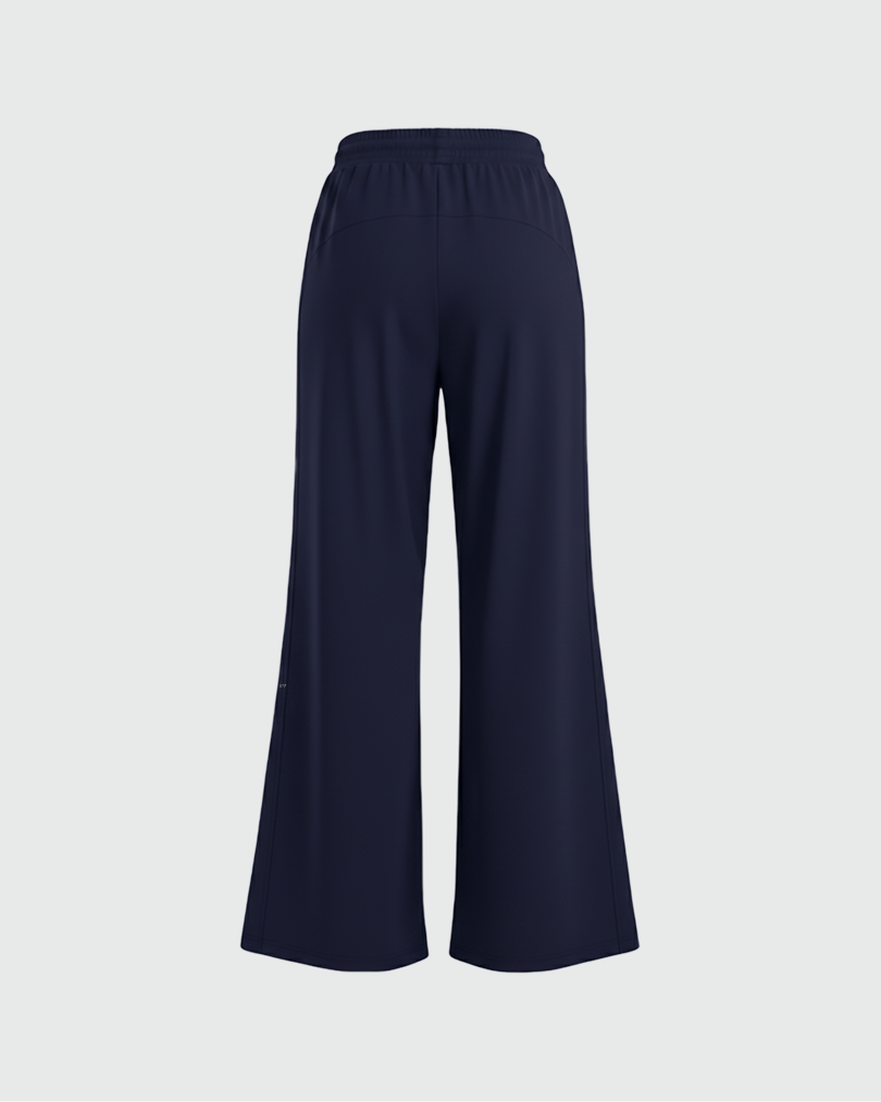 Брюки на резинке широкие из тонкой ткани SPF50