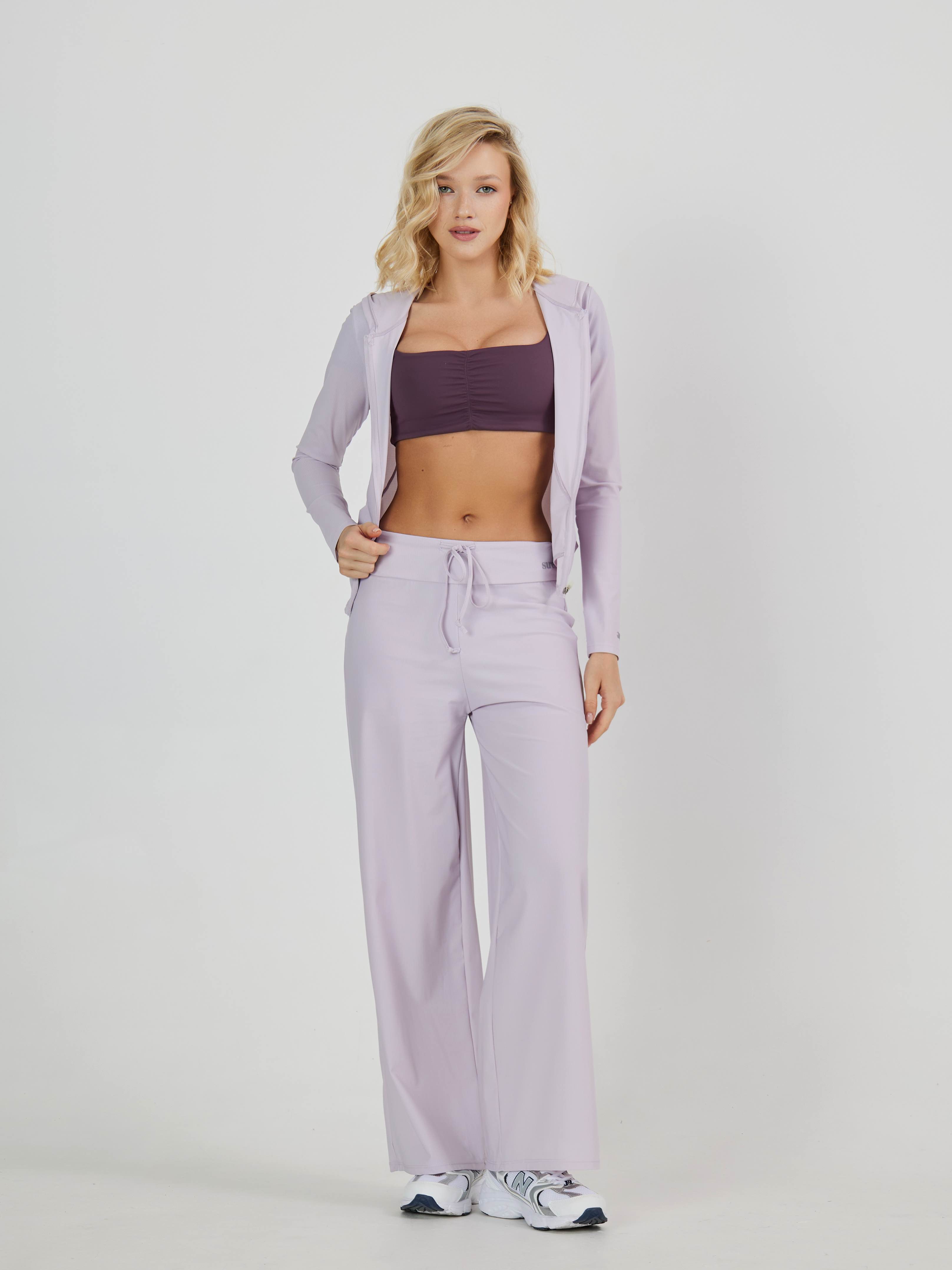 Брюки на широком поясе с внутренними шортиками