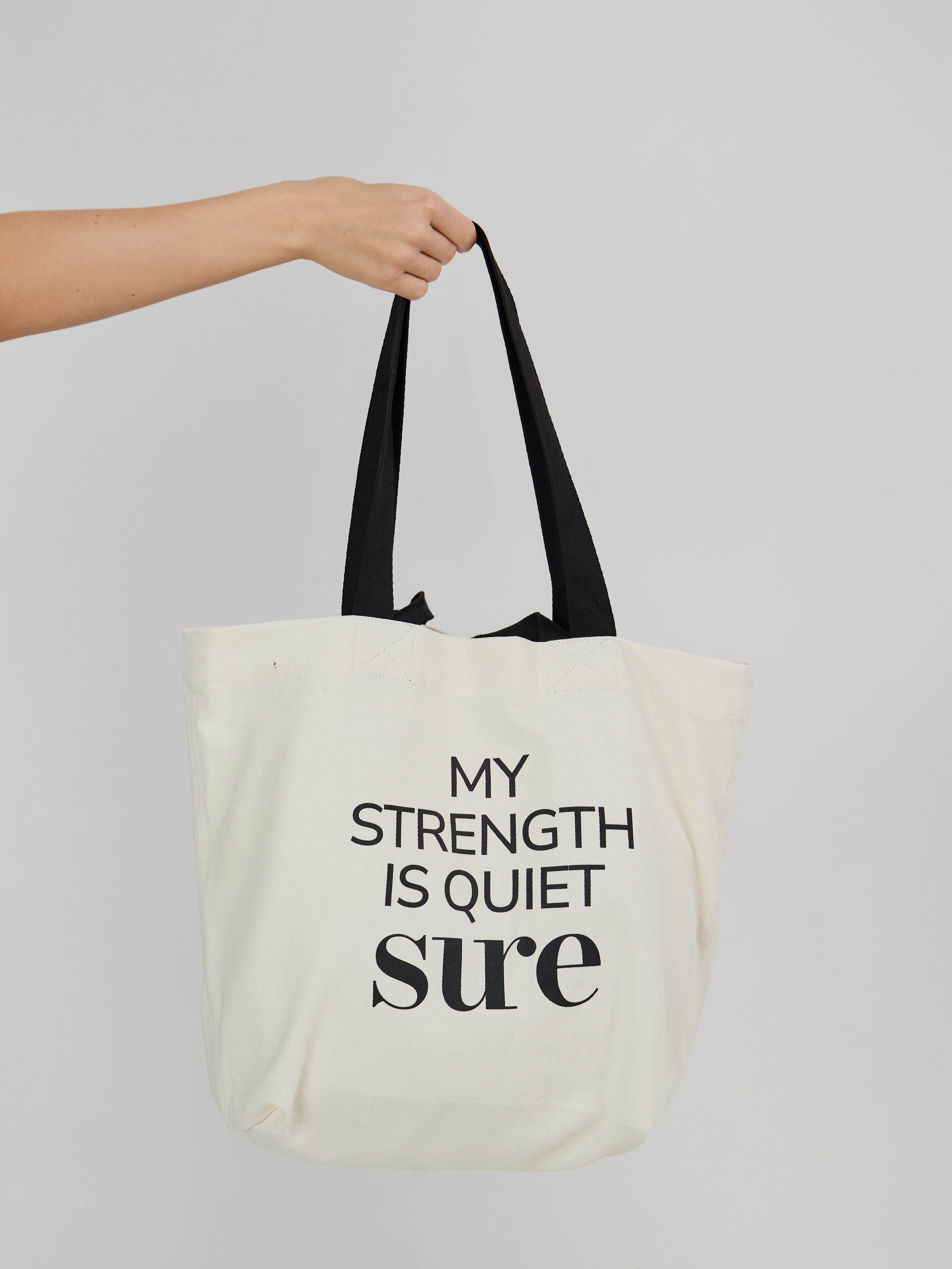 Сумка-шоппер MY STRENGTH IS QUITE