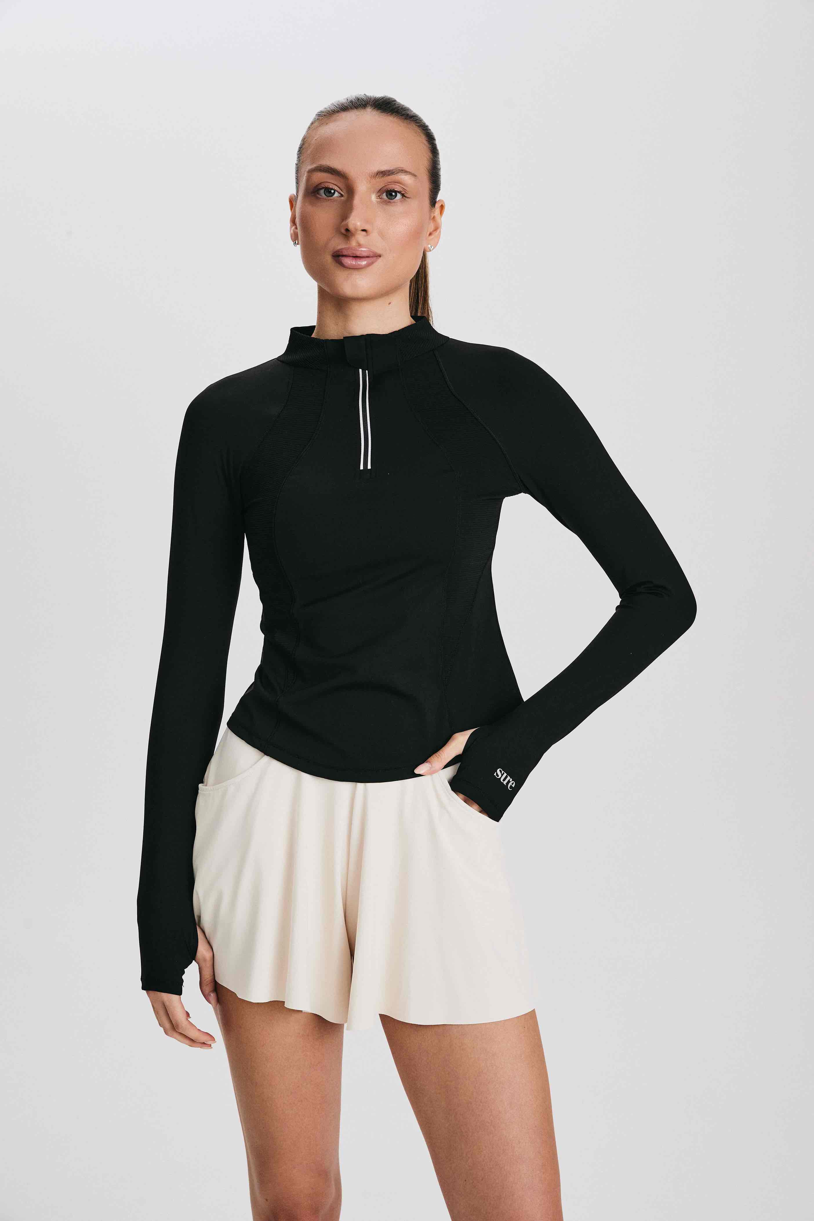 Рашгард 1/2 zip с охлаждающим эффектом