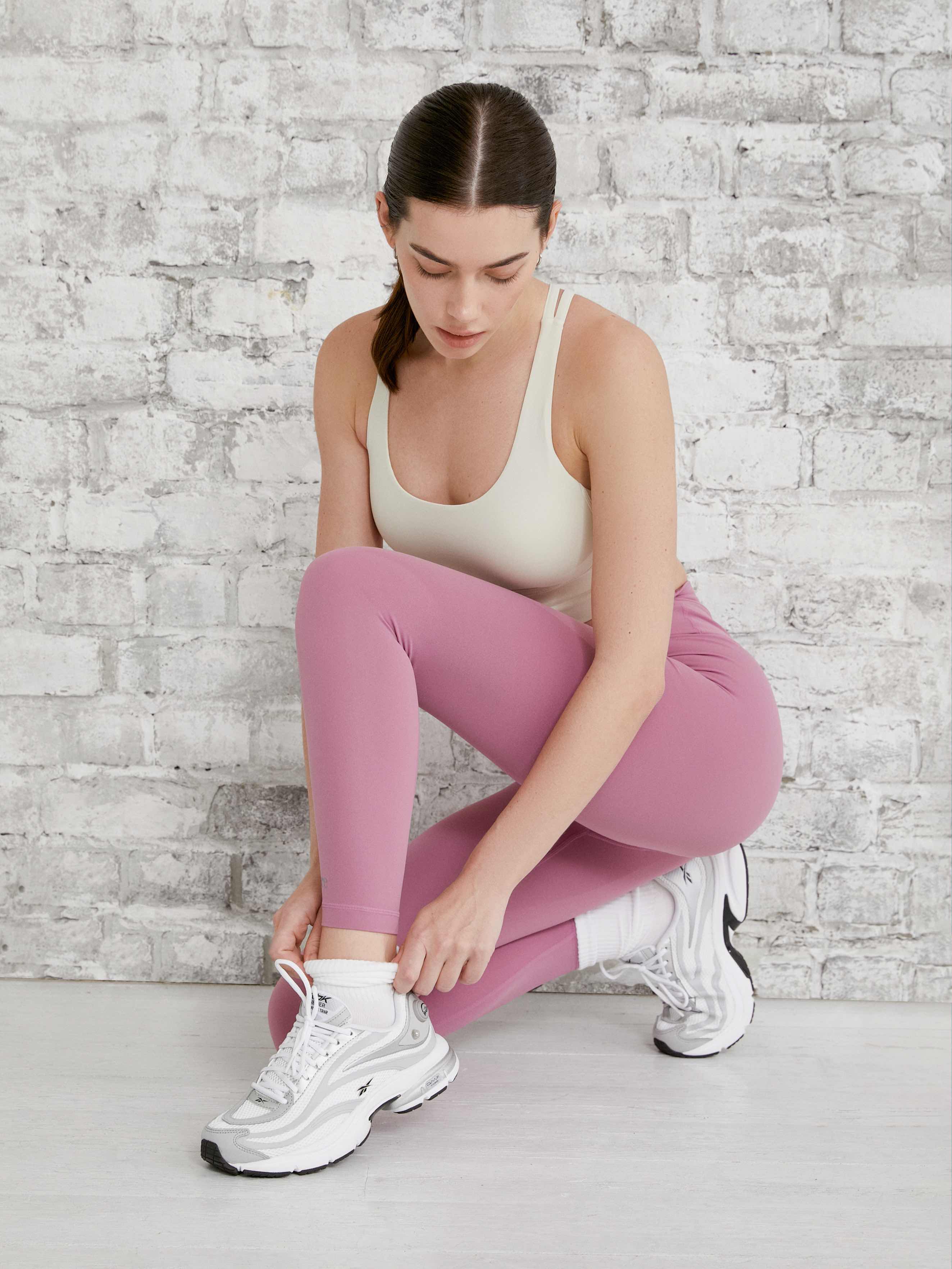 Леггинсы спортивные с широким поясом и карманом