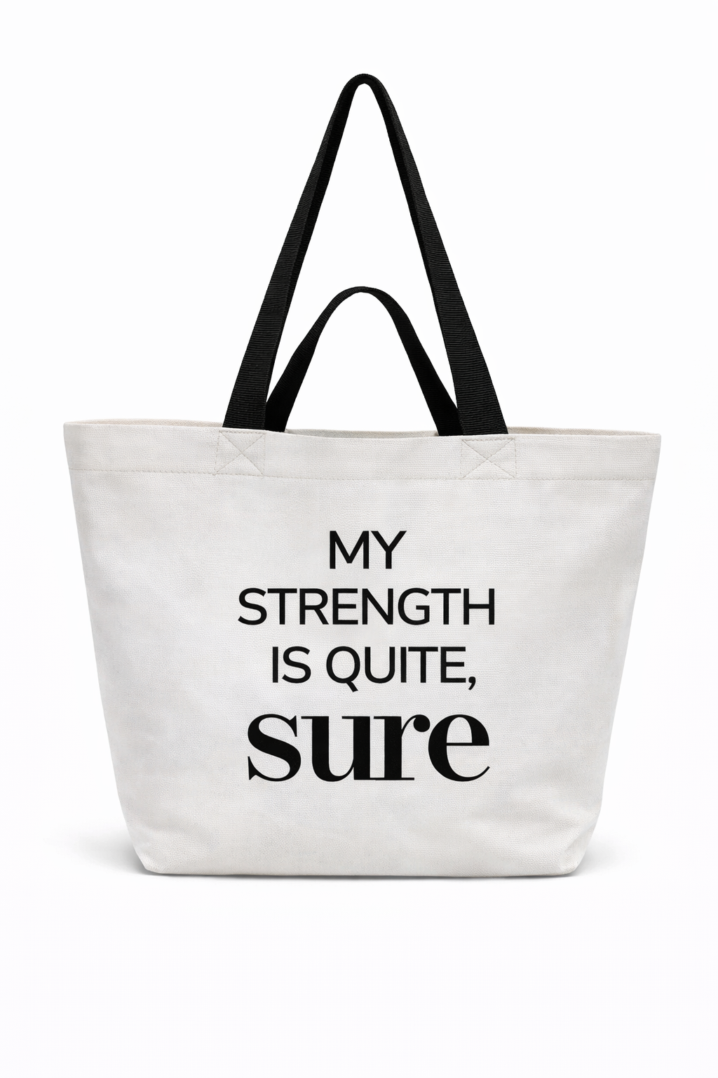 Сумка-шоппер MY STRENGTH IS QUITE