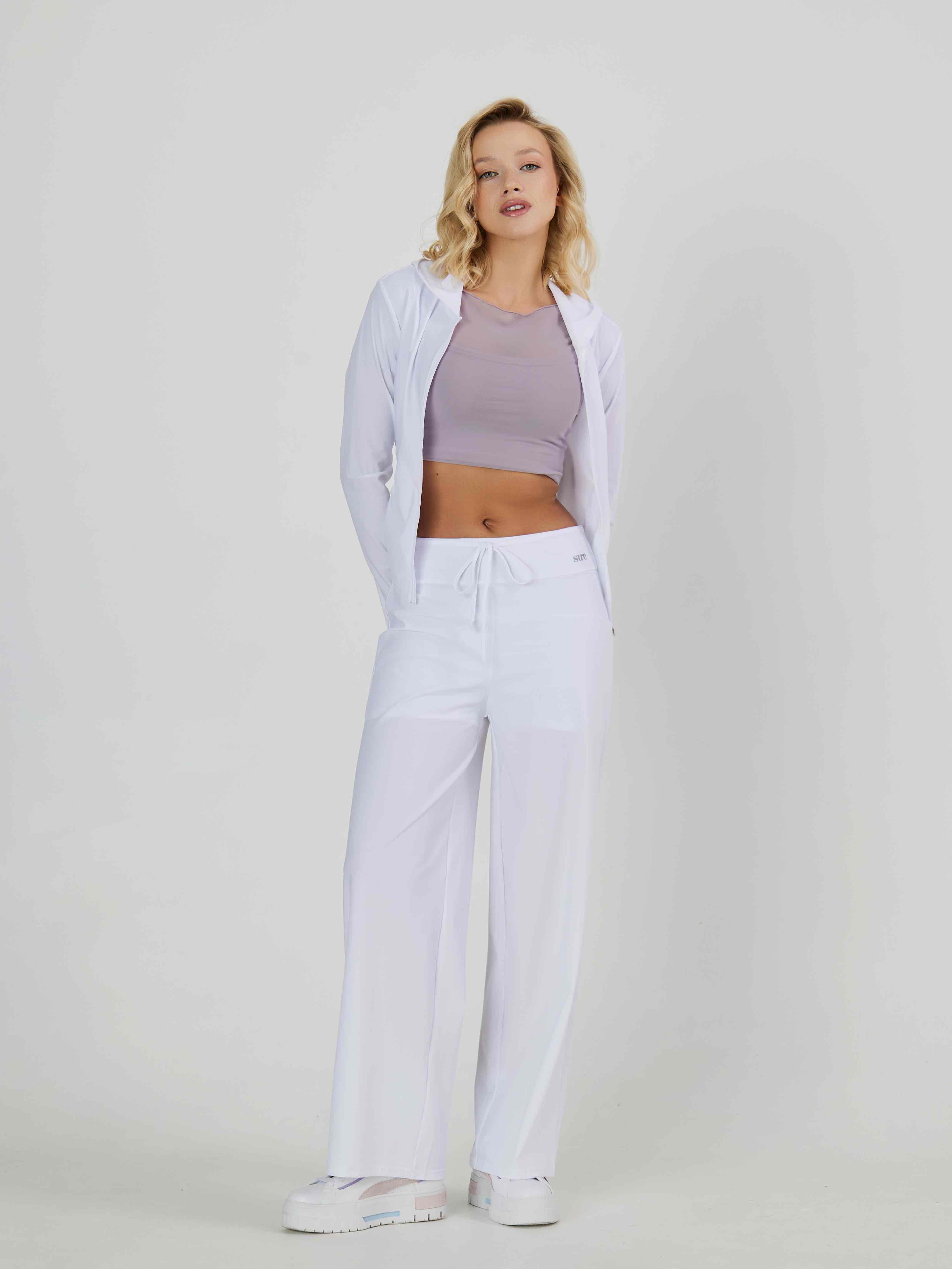 Рашгард на молнии с карманами, из тонкой ткани в клеточку SPF50, приталенного силуэта