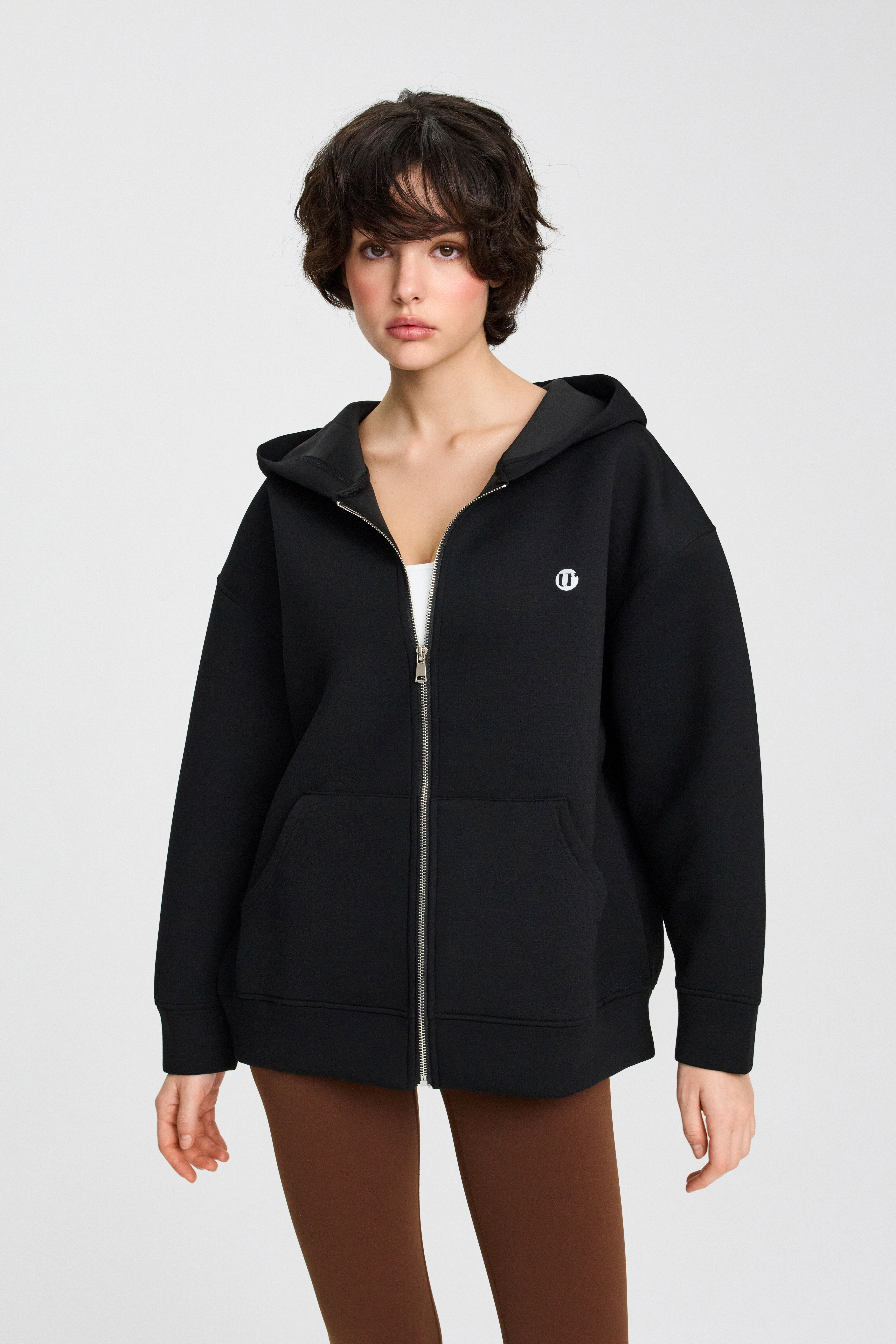 Свитшот на молнии с капюшоном