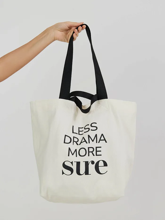 Сумка-шоппер LESS DRAMA MORE SURE
