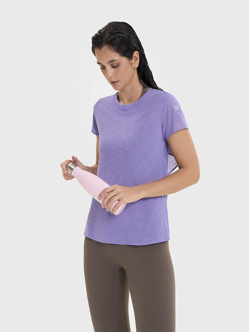 Футболка с коротким рукавом, перекрещивающаяся на спине - 7 